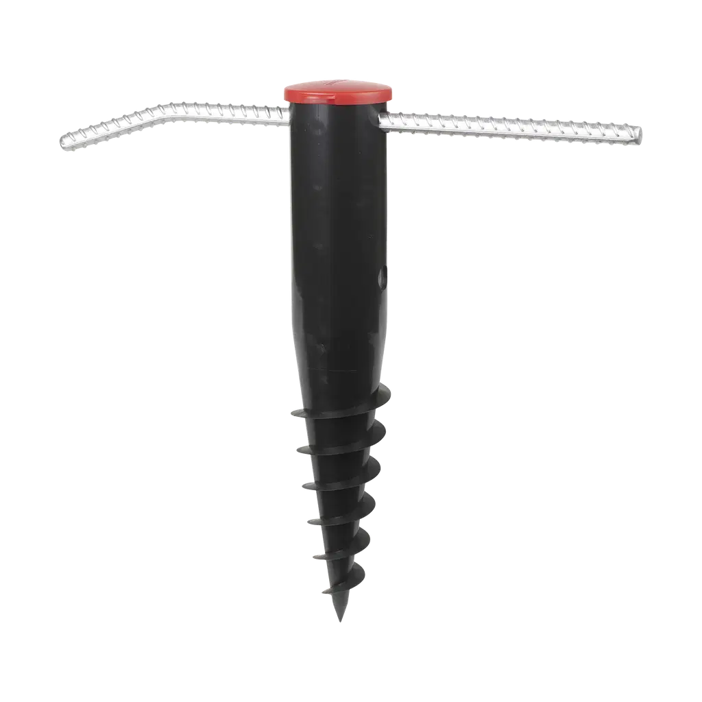 Leifheit Jordspyd 45/50 mm - Stabil Montering til Paraplytørrestativer