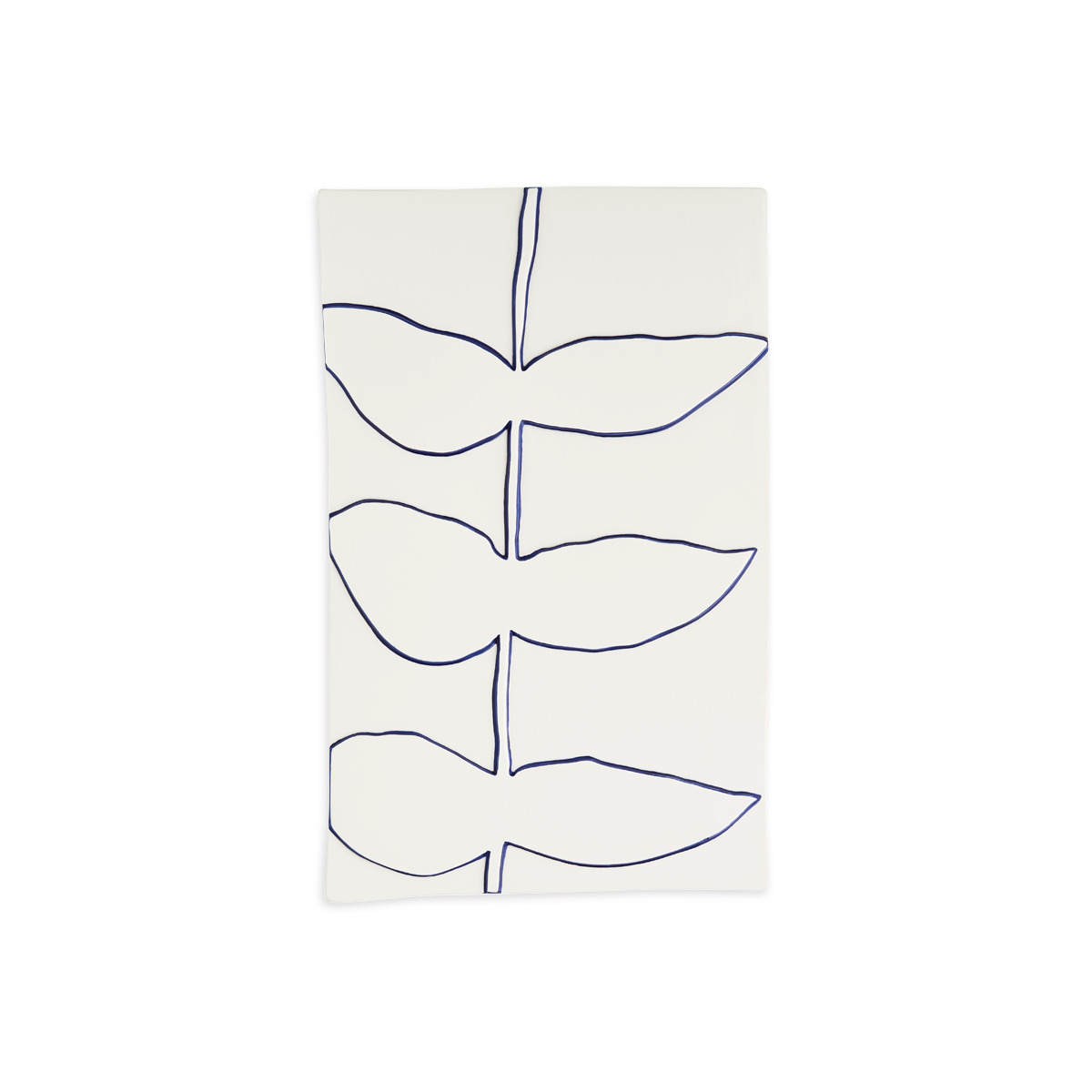 Relief stilk 28x43cm hvid* Relief stilk 28x43cm hvid*