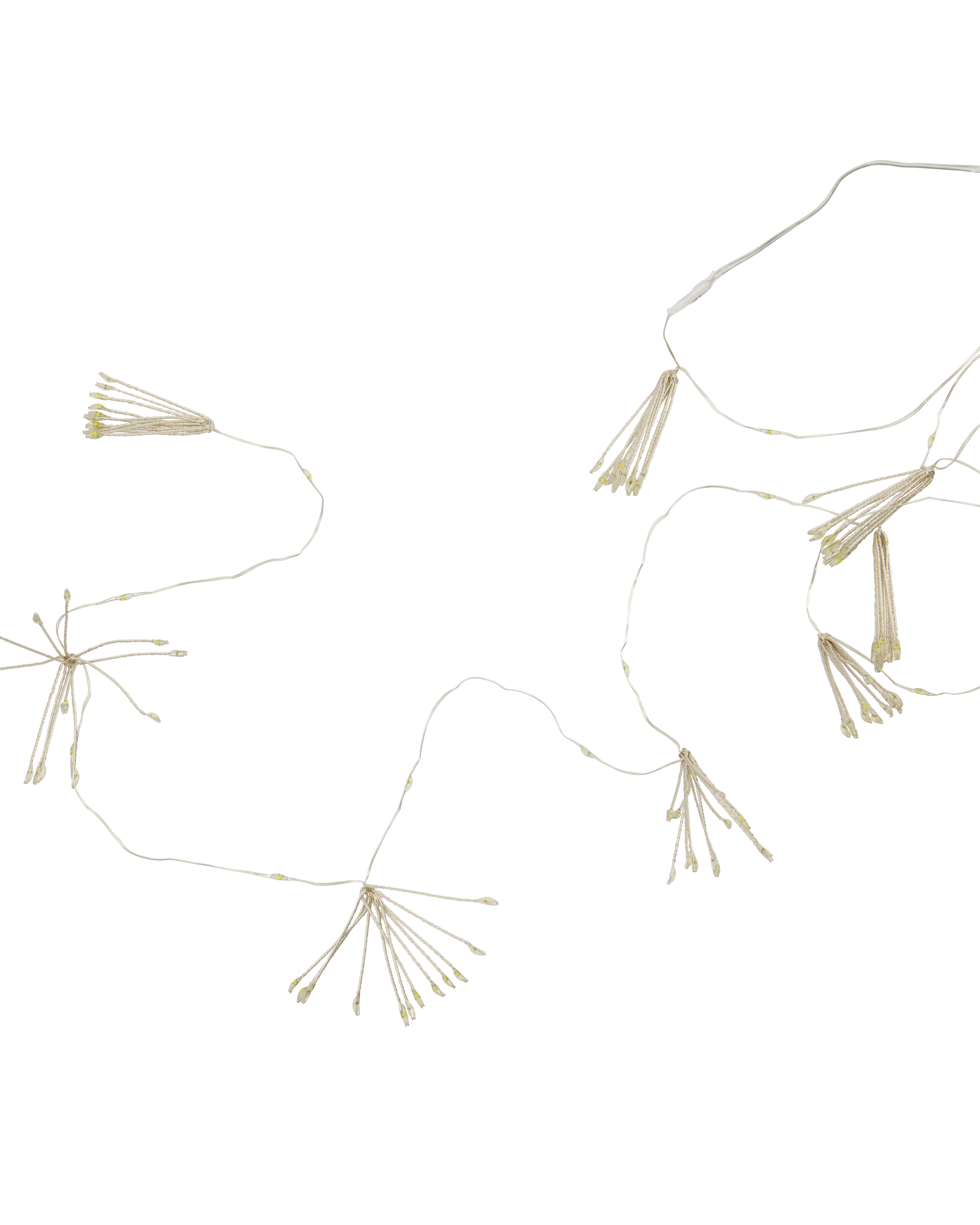 House Doctor - Lyskæde, Glow,, Sølv finish