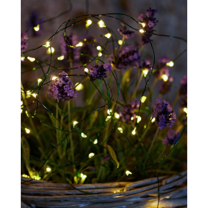 Sirius - Knirke 160 LED lys, Grøn ledning