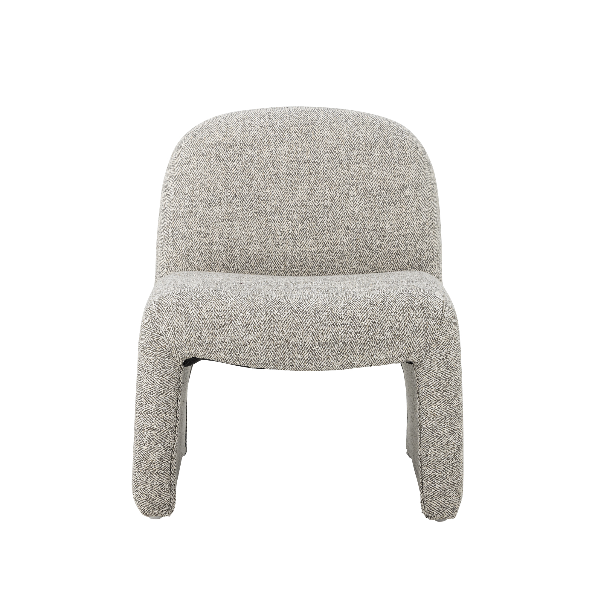 Bloomingville - Neel Stol, Grå, Polyester, L40xH51xW43 cm