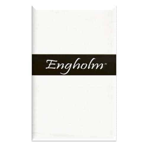 Engholm Textiles - Glat lagen – Satin, hvid, 150x250cm