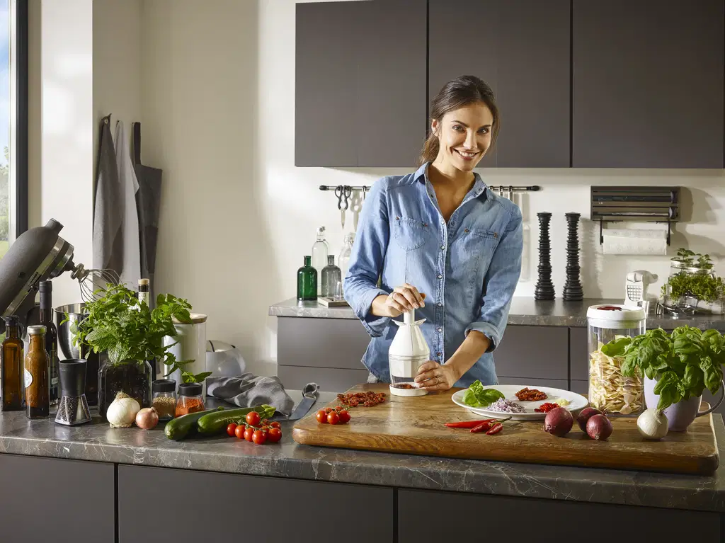 Leifheit Løghakker hvid plast Leifheit Løghakker hvid plast