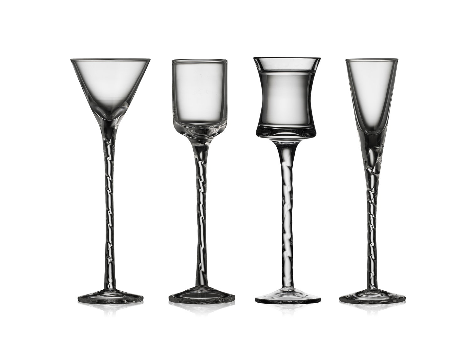 Lyngby Glas - Snapseglas Nora 4 stk. Klar