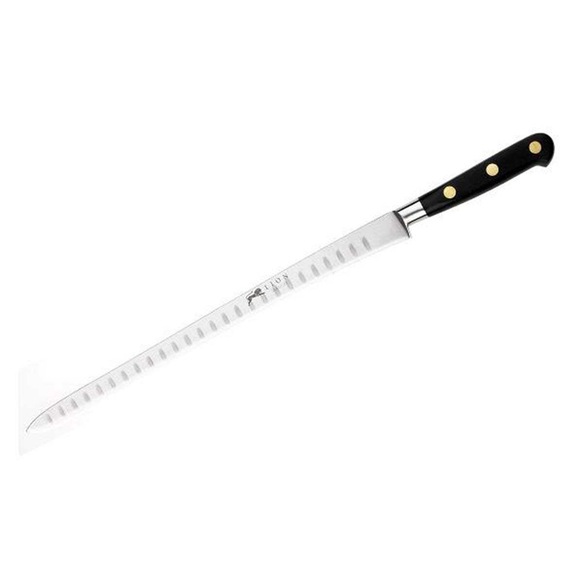 Lion Sabatier Ideal Laksekniv med luftskær 30 cm Stål/Sort
