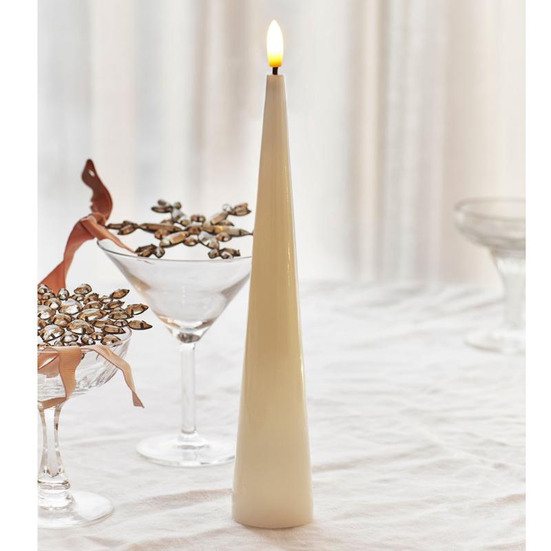 Sirius - Sille Lak Kegle, Ø4,8 x H26 cm Elfenben billede