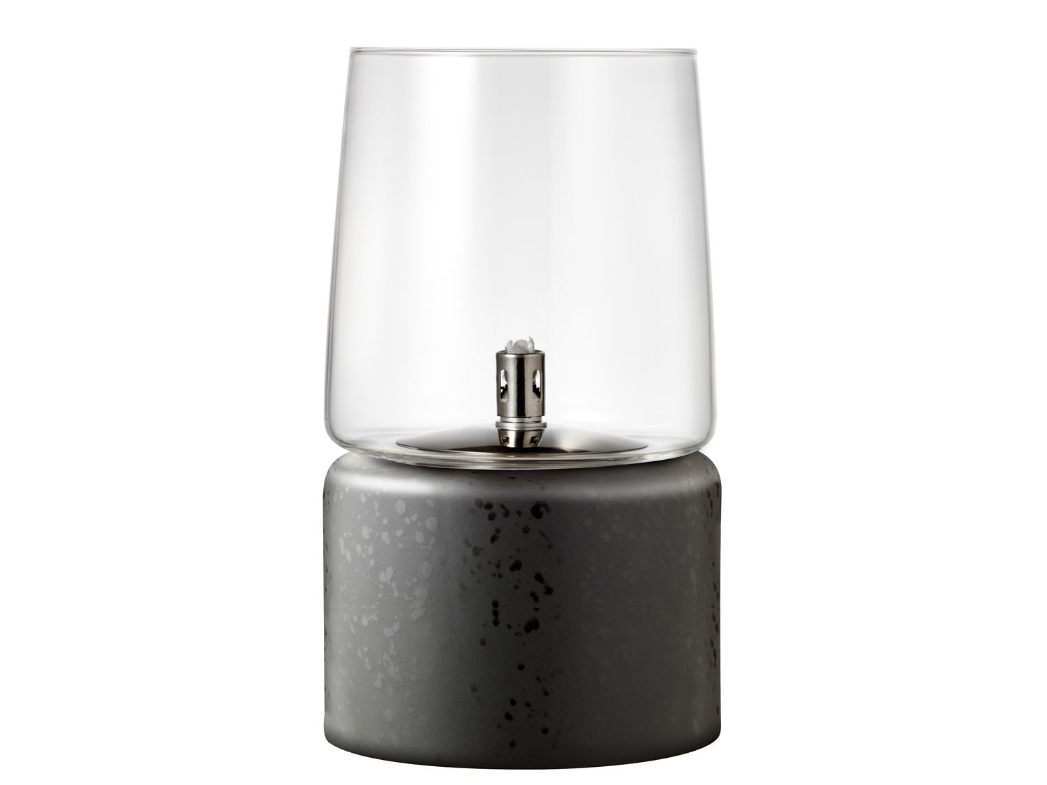 Christian Bitz - Olielampe Gastro Dia. 15 x 26 cm Sort Stentøj/Stål/Glas