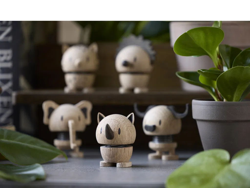 Hoptimist Rhino Næsehorn 6x4,8x6,8 cm Lille Eg