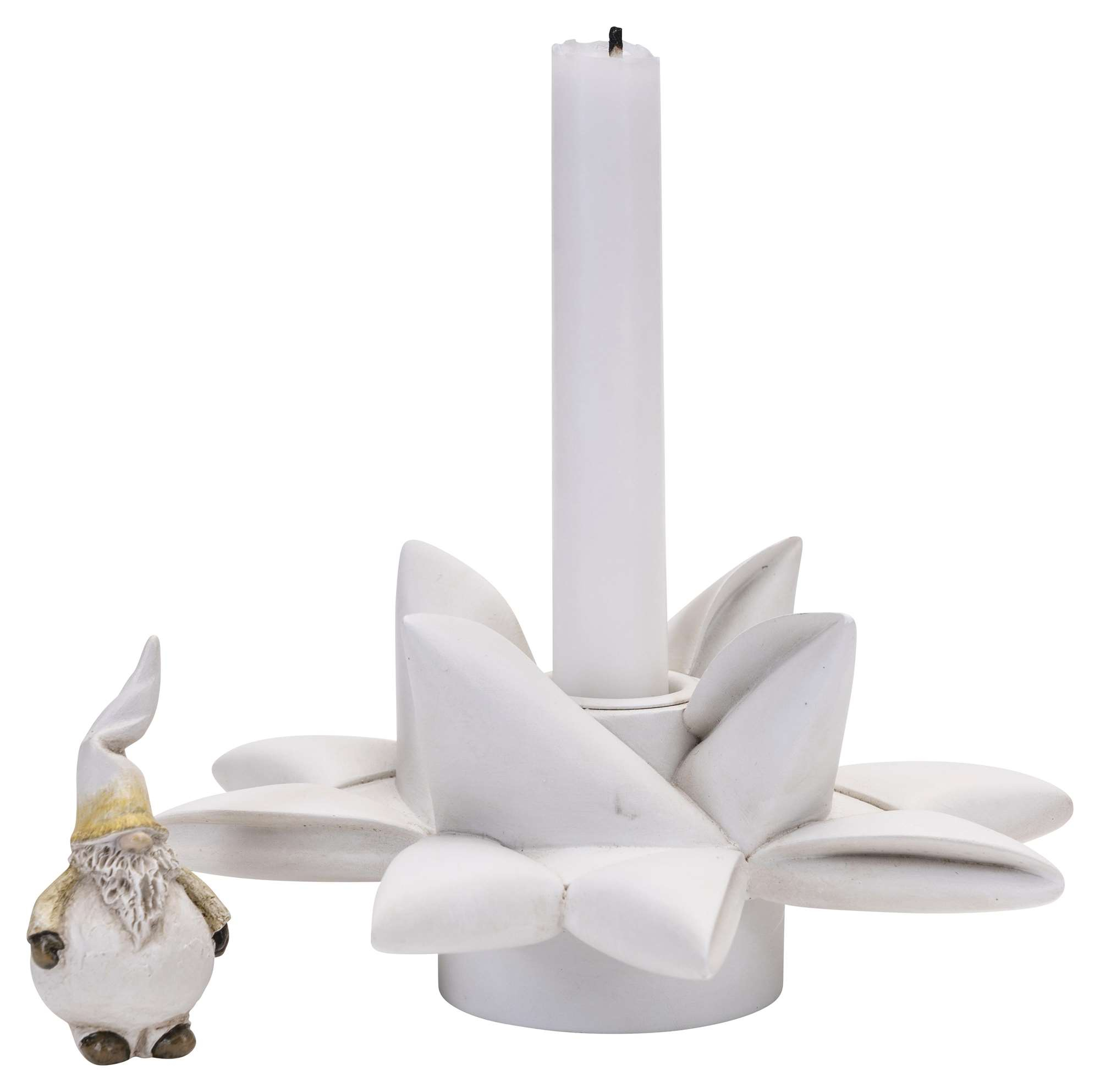 Nääsgränsgården - Lysestage med Santa Dante, Ø14.5cm