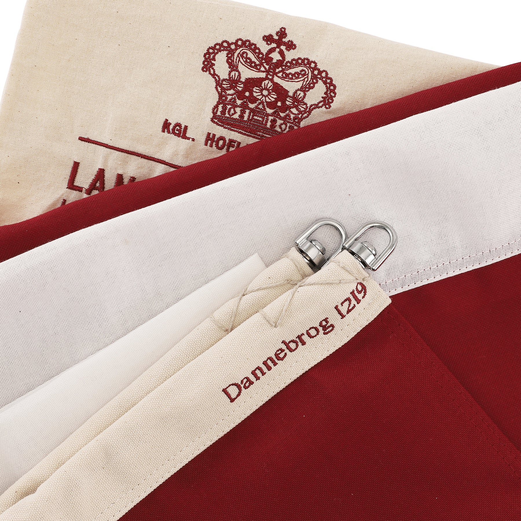 10m flagstang Dannebrog 1219 Jubilæumsflag - Langkilde & Søn