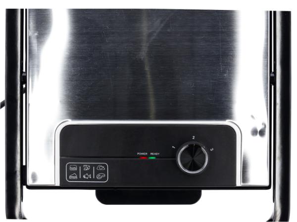 HOLM Paninigrill 2000 watt Sølv/Sort
