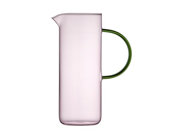 Lyngby Glas - Torino Glaskande 1,1 liter Pink/Grøn