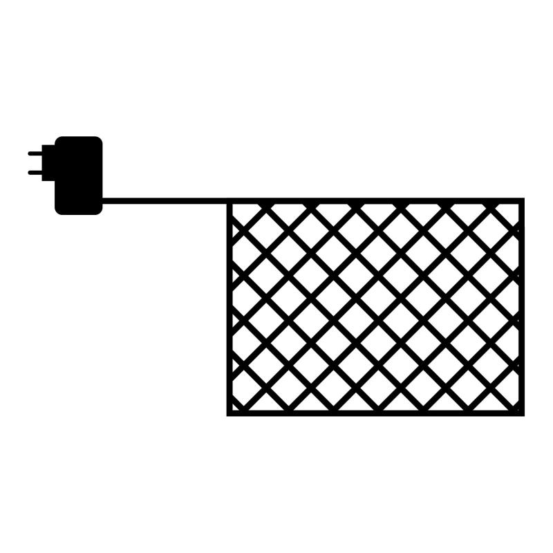 Easy-Line Net 240 LED, 2,5m, Varm Hvid 
