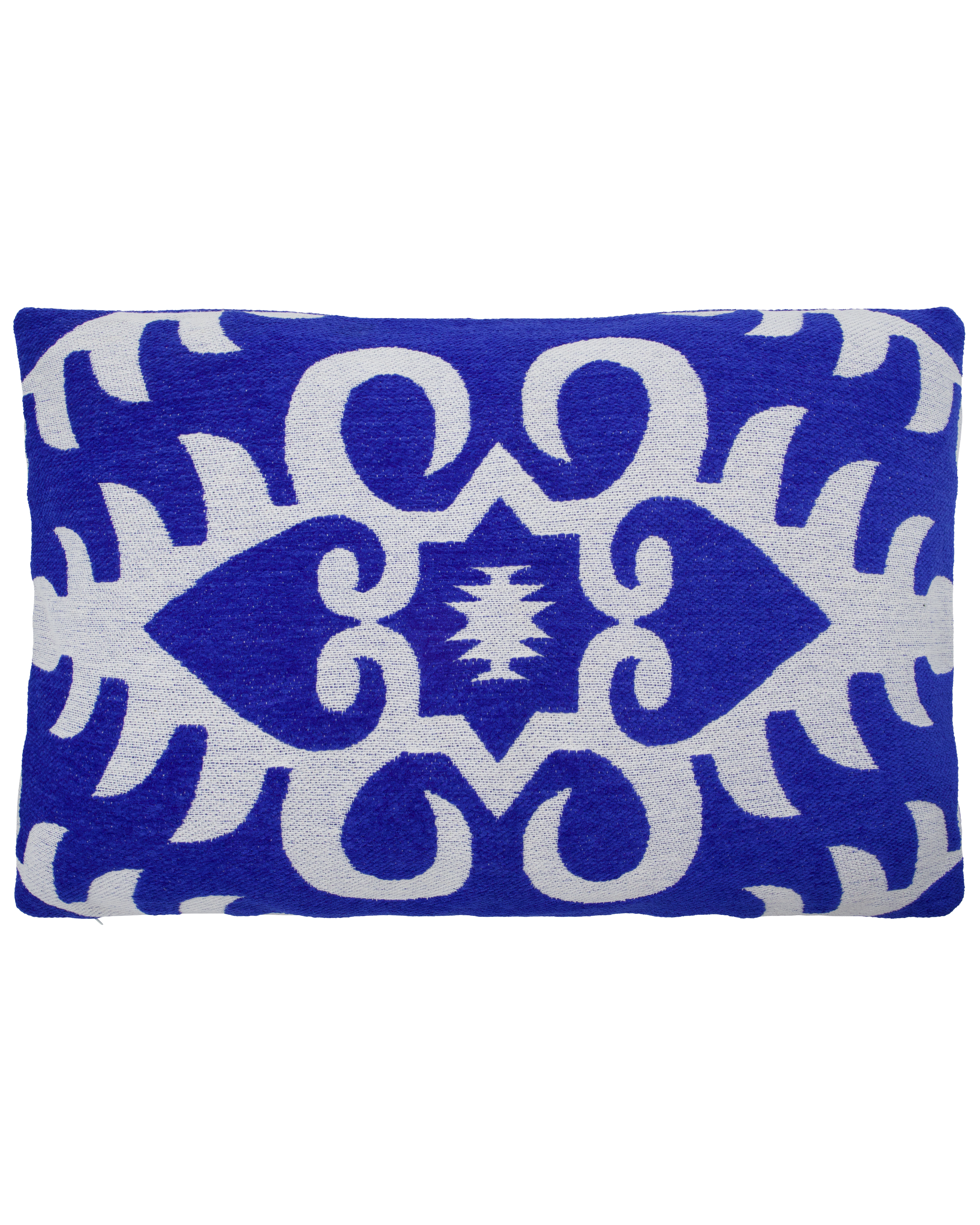 House Doctor - Pudebetræk, Amici, Blå, Råhvid