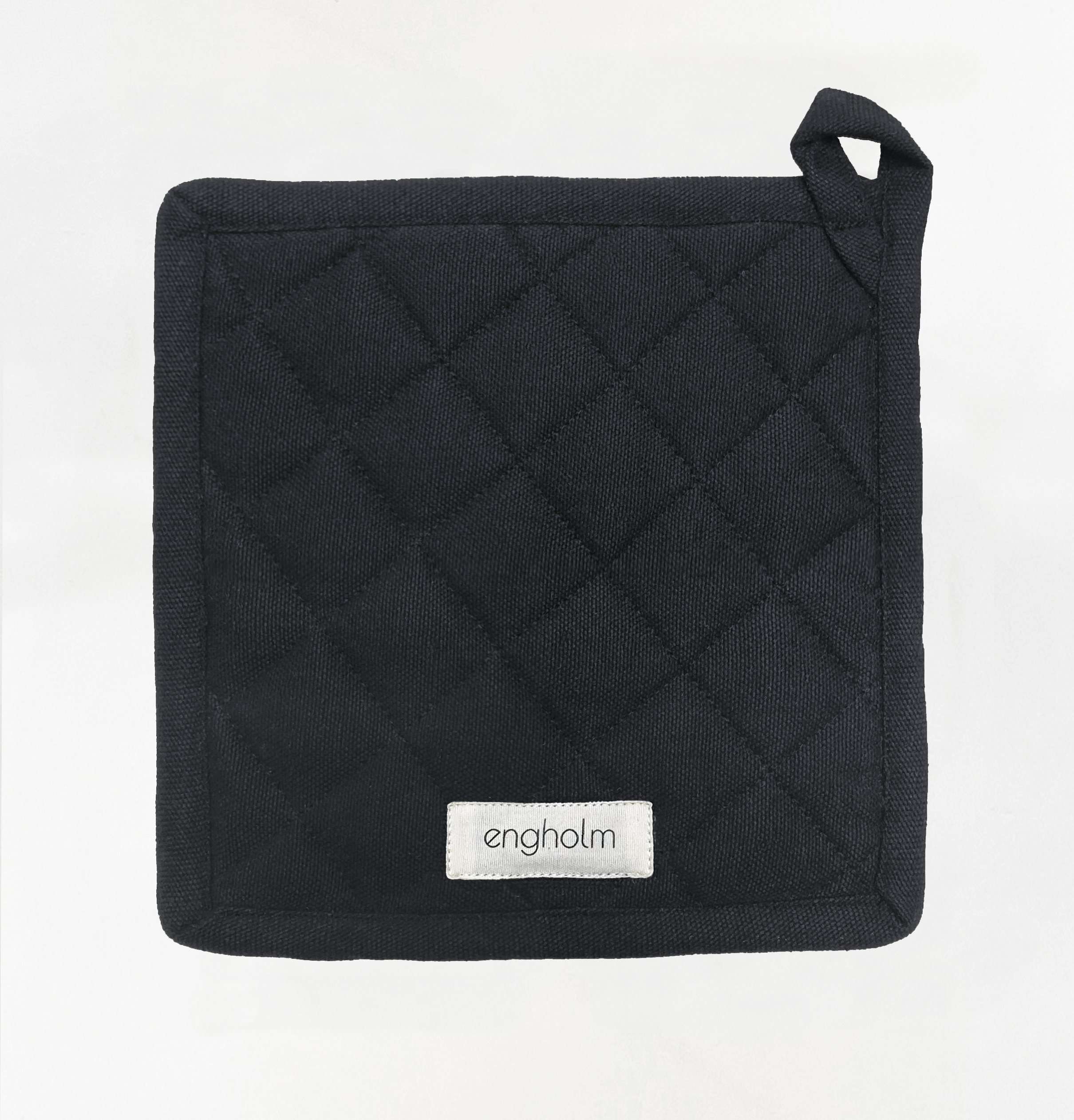 Engholm Textiles - Thor Grydelap - Sort - Recycled Collection, 2 stk