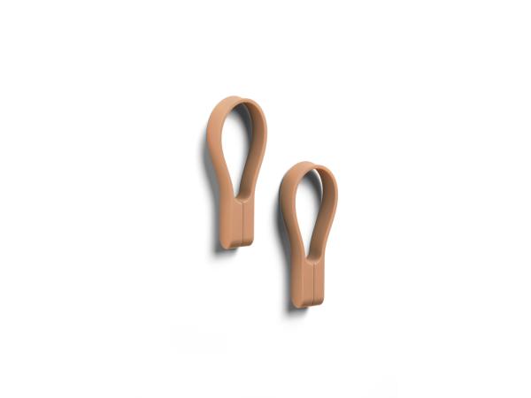 Zone Denmark Loop magnet Håndklædestrop 9 cm 2 stk. Mandarine