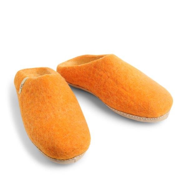 EGOS Slip On Simple, Orange - størrelse 36 *