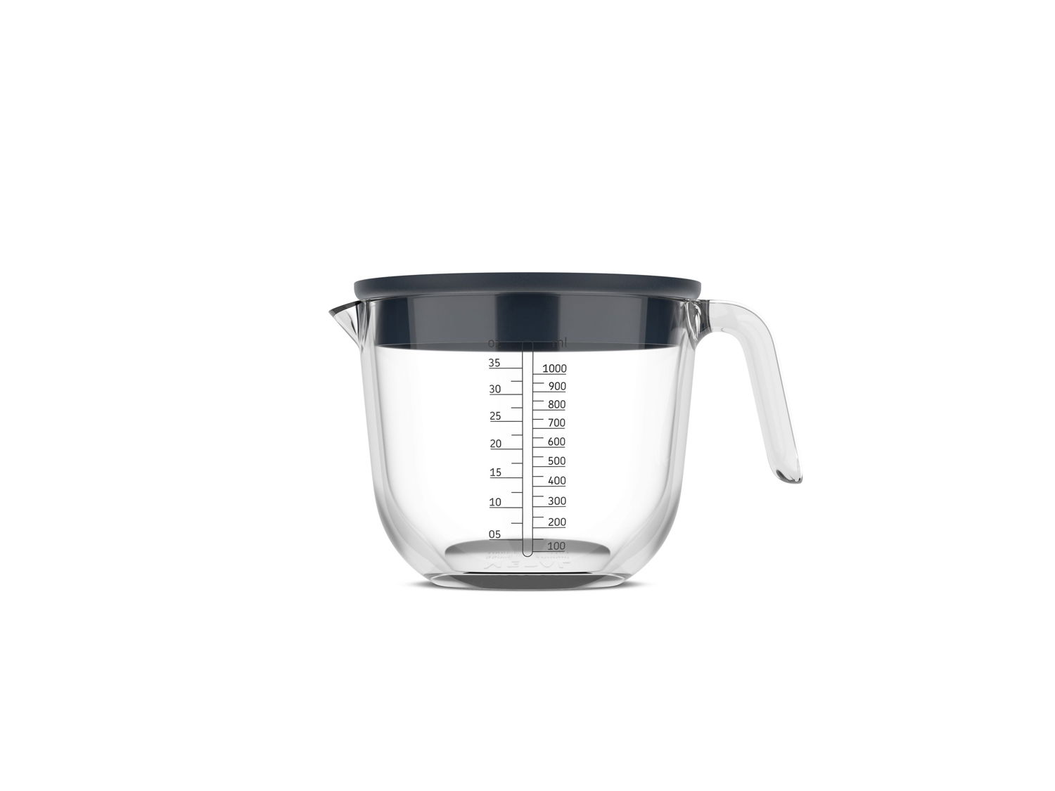 Mepal - Målekande Chef it 1000 ml Navy Glas