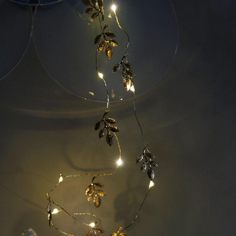 Marlin Lyskæde, Guld, 2 m + 30 cm