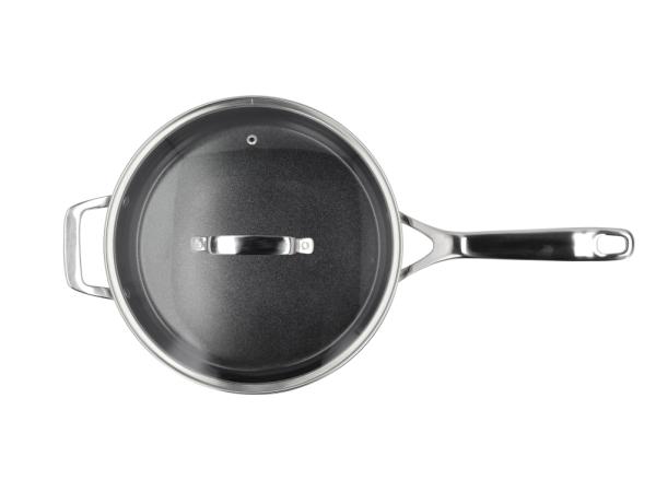 Sauterpande med glaslåg keramisk non-stick 79NORD 26 cm