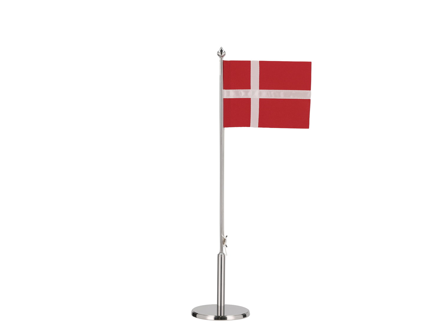 Gense - Flagstang DK 40,5 cm Blankt stål