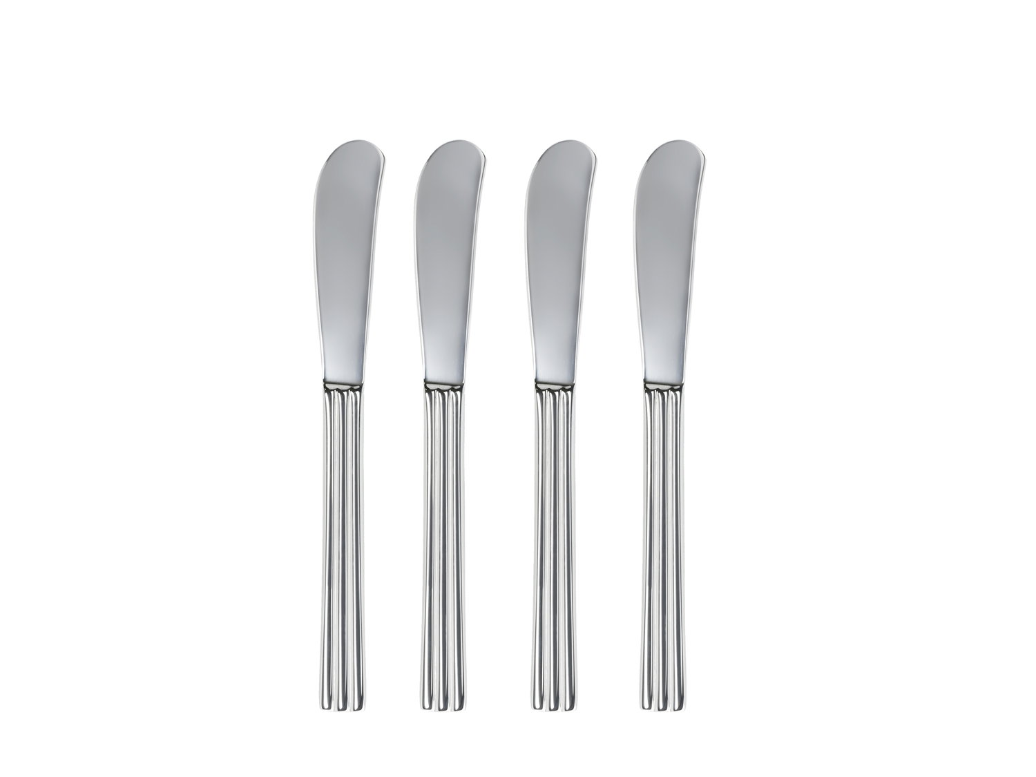 Gense - Smørkniv Thebe 16 cm 4 stk. Blankt stål