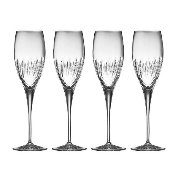Luigi Bormioli -  Diamante Champagneglas 22 cl 4 stk. Klar