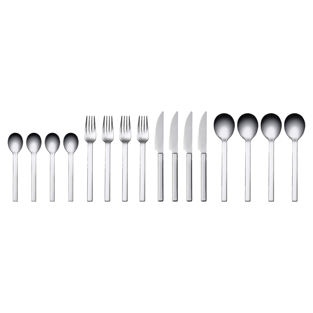 Studio Round - Bestiksæt Storm 16 dele Rustfrit stål 18/8