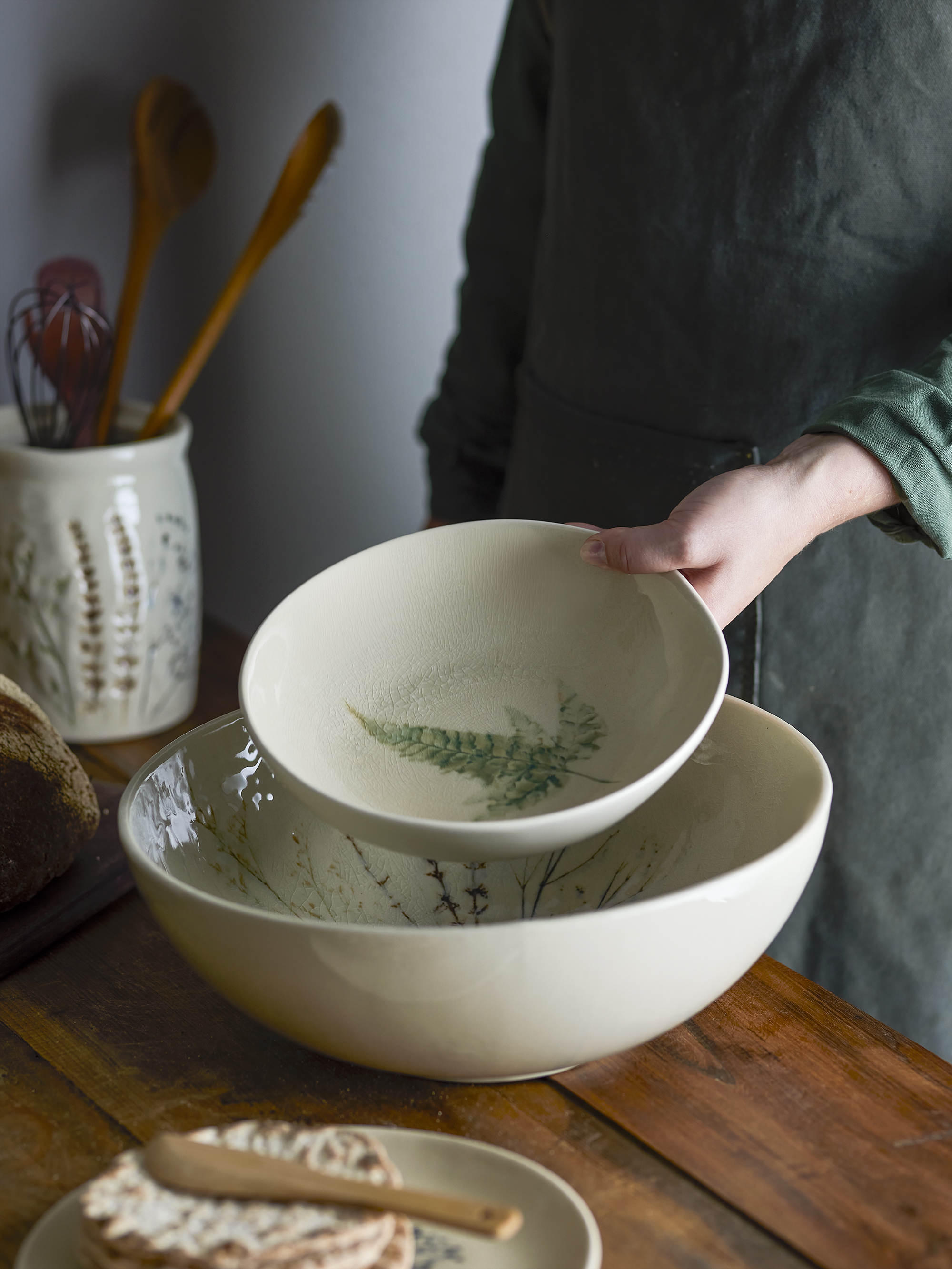 Bea Skål, Natur, Stentøj, D30,5xH11 cm