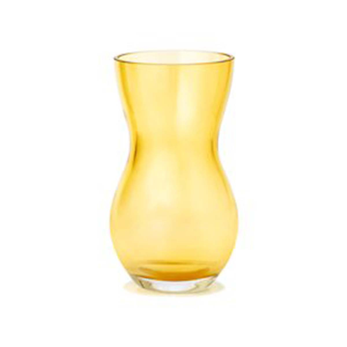 Calabas Vase H16 cm amber