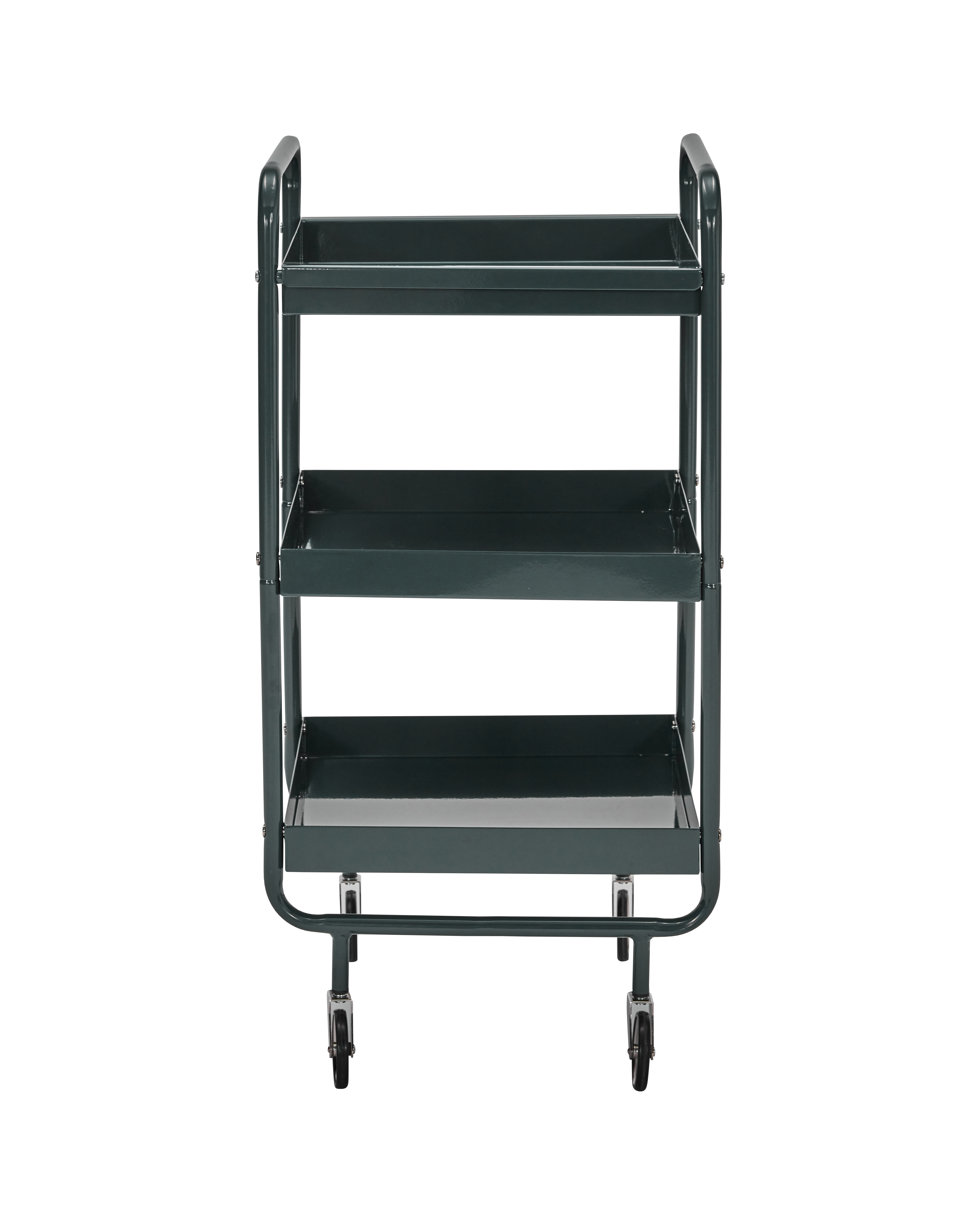 House Doctor - Trolley, Roll, Mørkegrøn billede