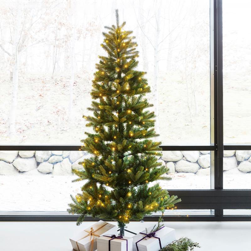Sirius - Elton Juletræ 273 LED, 210 cm, Grøn