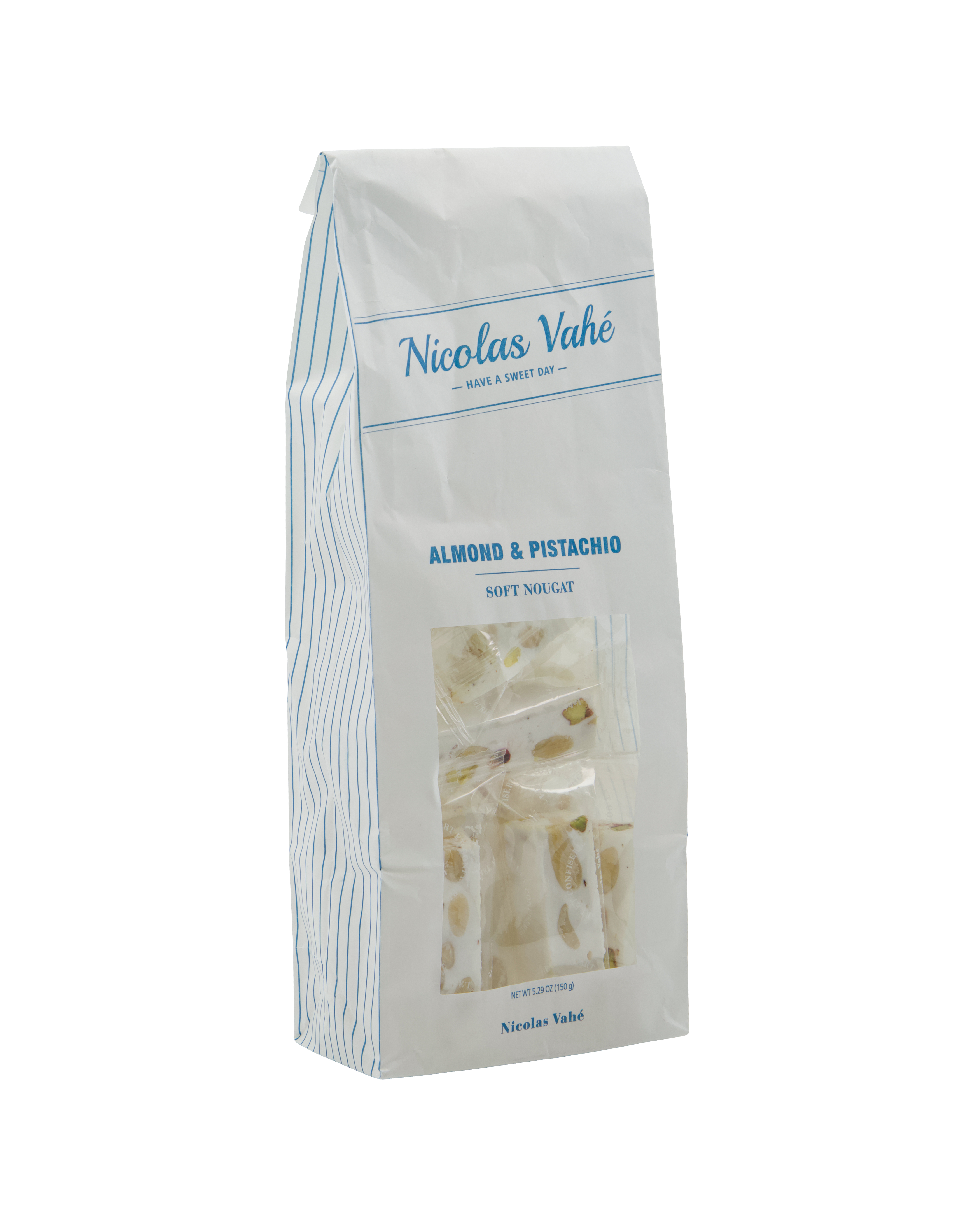 Nicolas Vahé - Soft Nougat, Almonds & Pistachios, 150 g