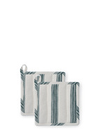 Rosendahl - Textiles Garn Grydelapper 22x22 cm mørk grøn 2 stk.