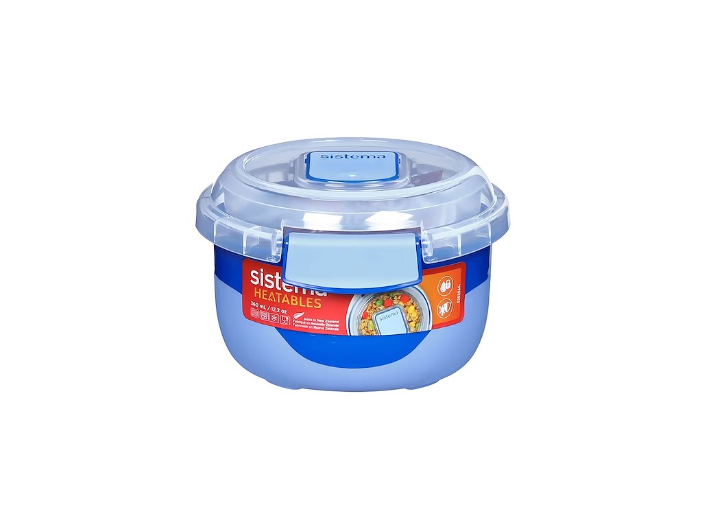 Sistema 360ml Round Heatables, Assorteret farve