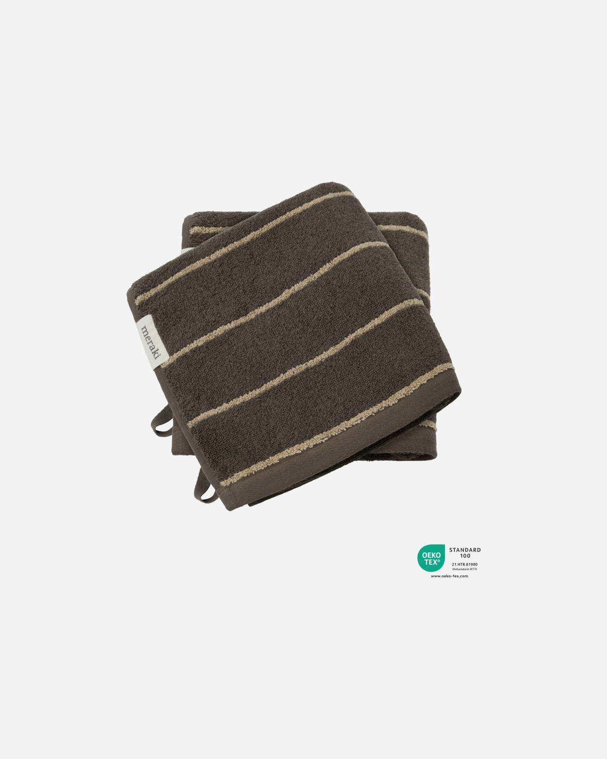 Meraki Håndklæde, Stripe, Army