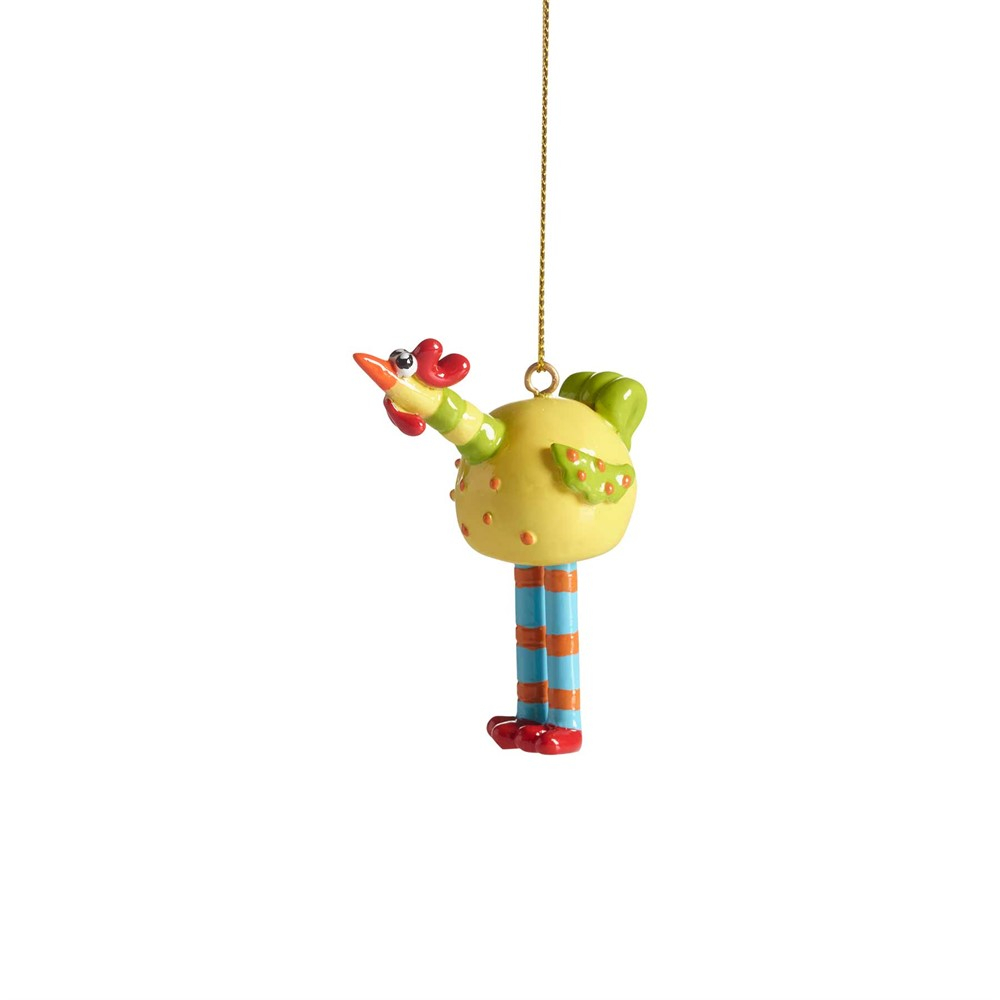 Hanging Gyllenkrok gul, H.7cm