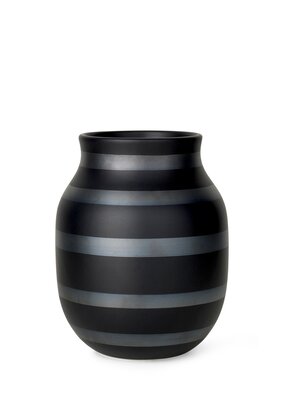 Kähler -  Omaggio Vase H20 cm sort tone