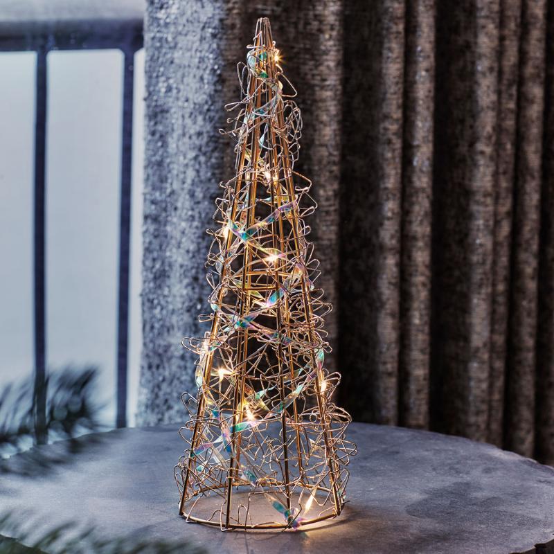 Sirius - Lily Juletræ, Guld, 30 cm