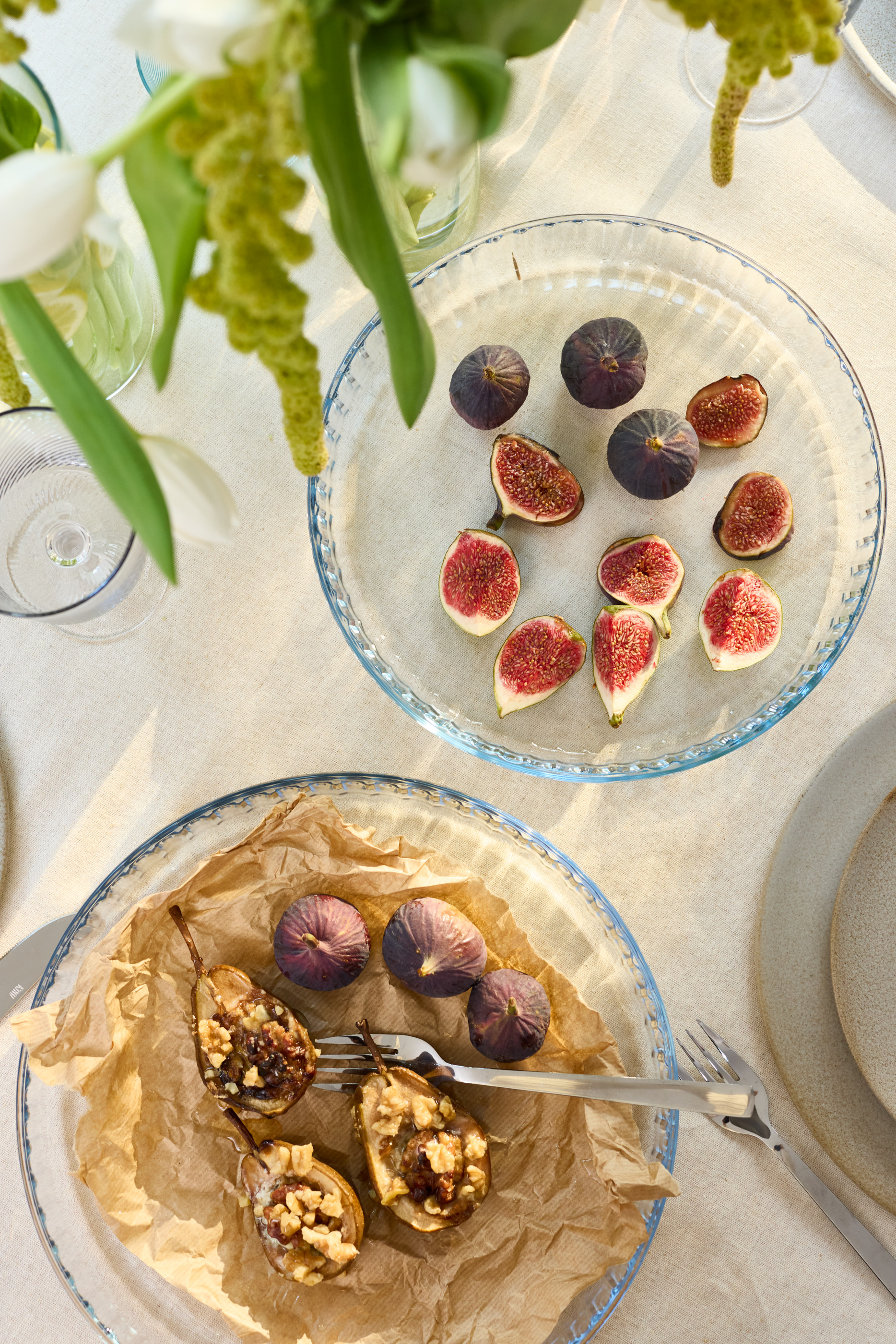 Aida - aroma ovnfast glas - 2 dele tærteformesæt 2 dele fadsæt