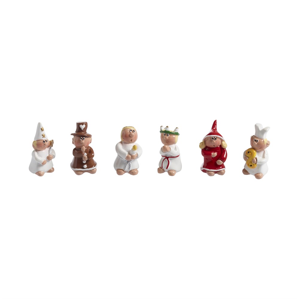 Lucia small, 6-stk H.3,5cm
