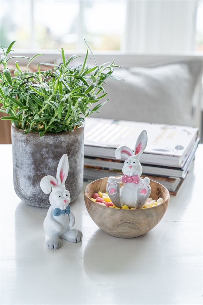 Kaninen Harry, siddende hvid 11 cm* Kaninen Harry, siddende hvid 11 cm*