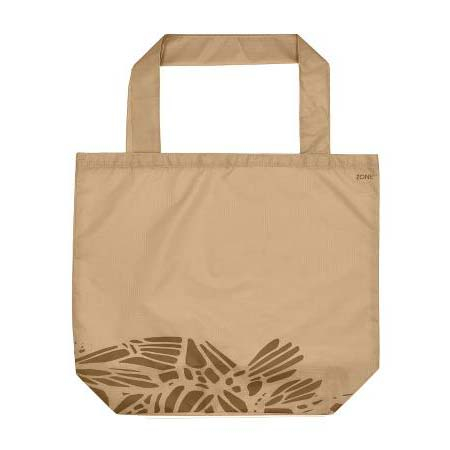 Zone Denmark Zone Singles Shopper Indkøbsnet Camel Butterfly