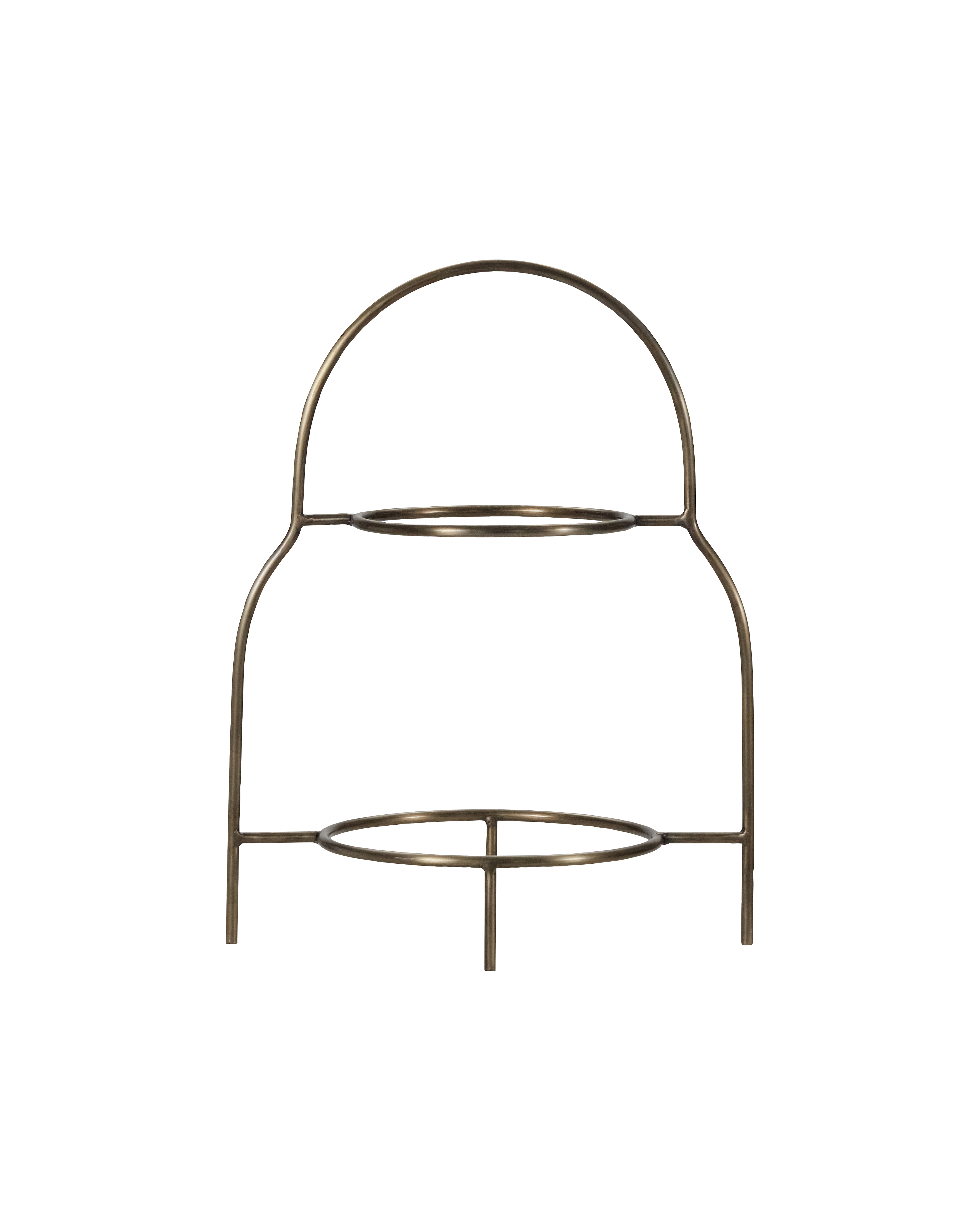 House Doctor - Tallerkenopsats, Sana, Antik messingfinish