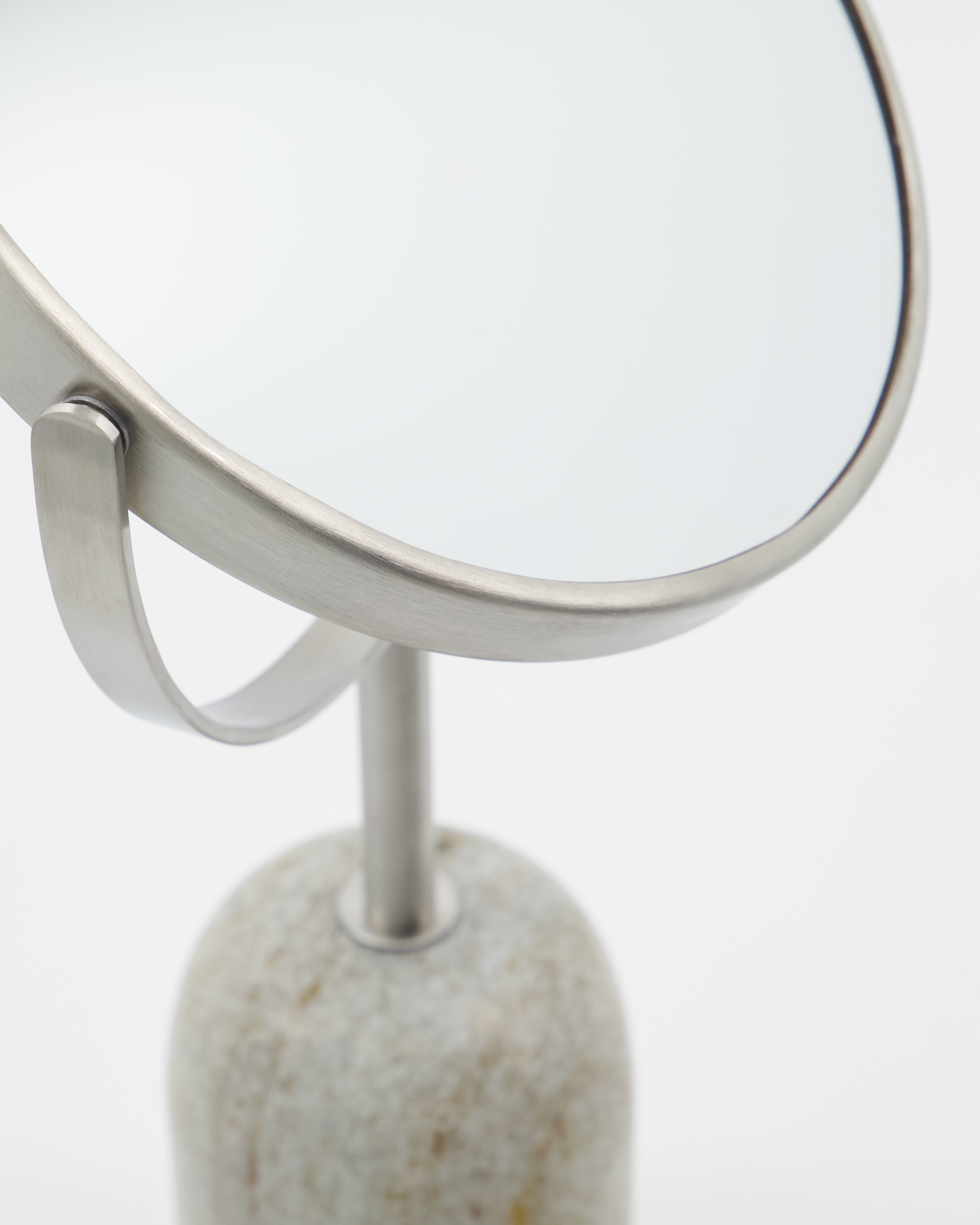 Bordspejl, Marble, Beige