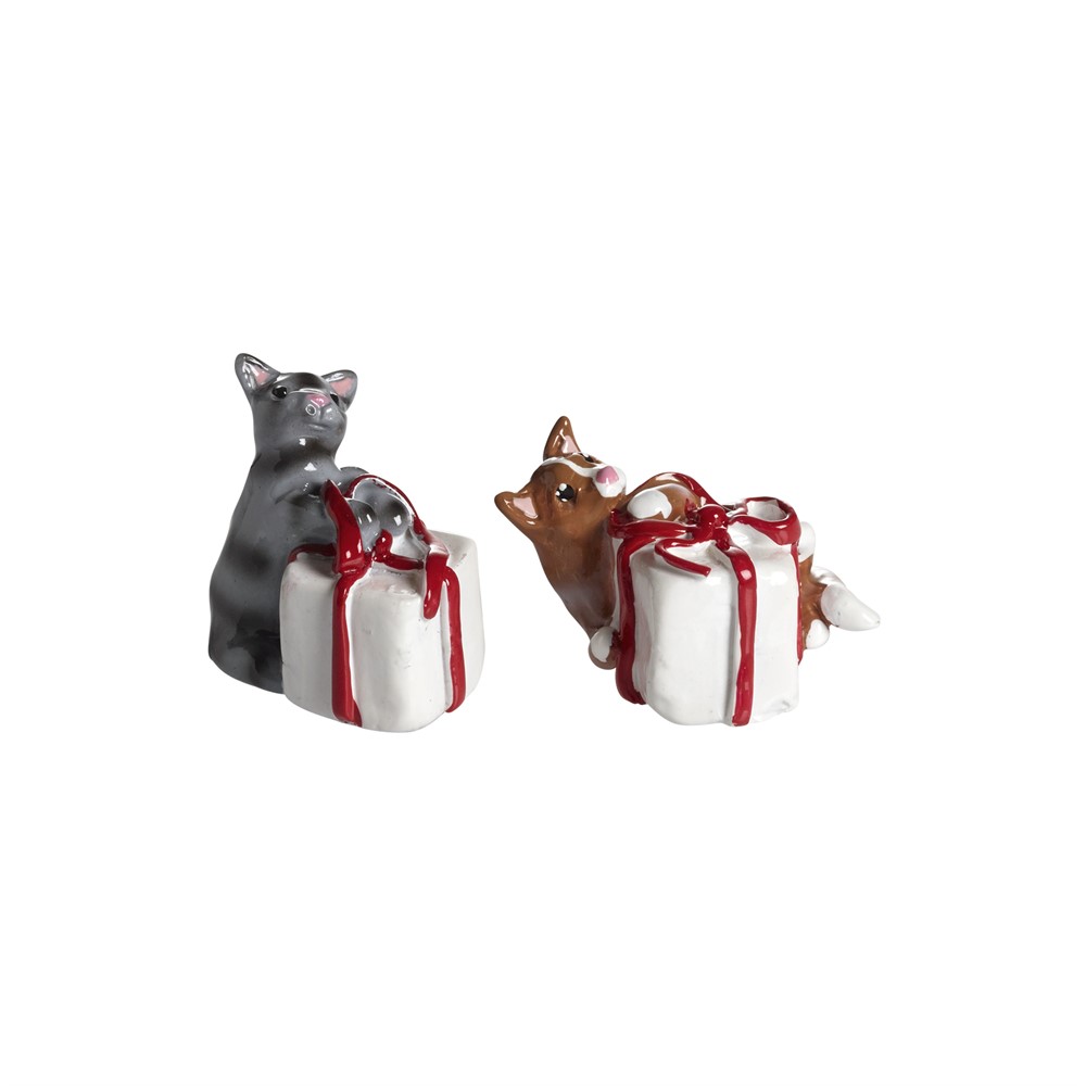 Nääsgränsgården - Christmascats, 2-p, H.4cm