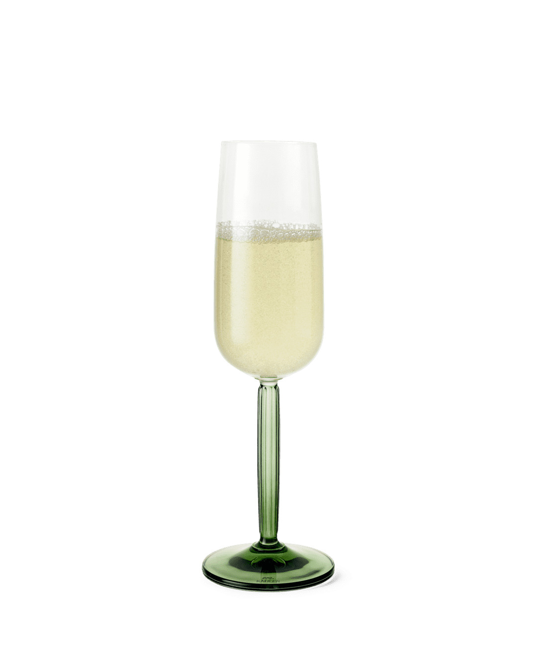 Hammershøi Champagneglas 24 cl grøn 2 stk