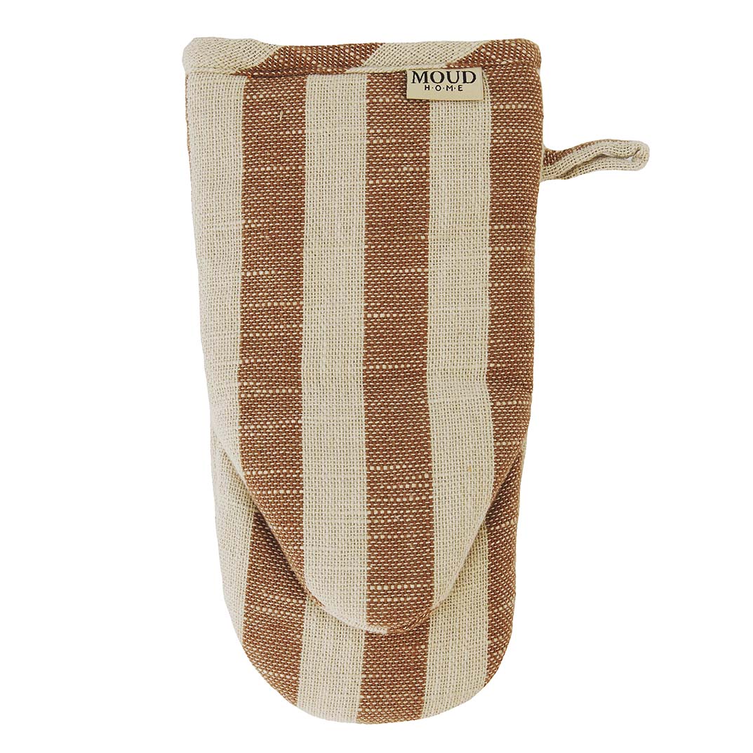 MOUD Home - NORDIC ovnhandske - sand/brun striber