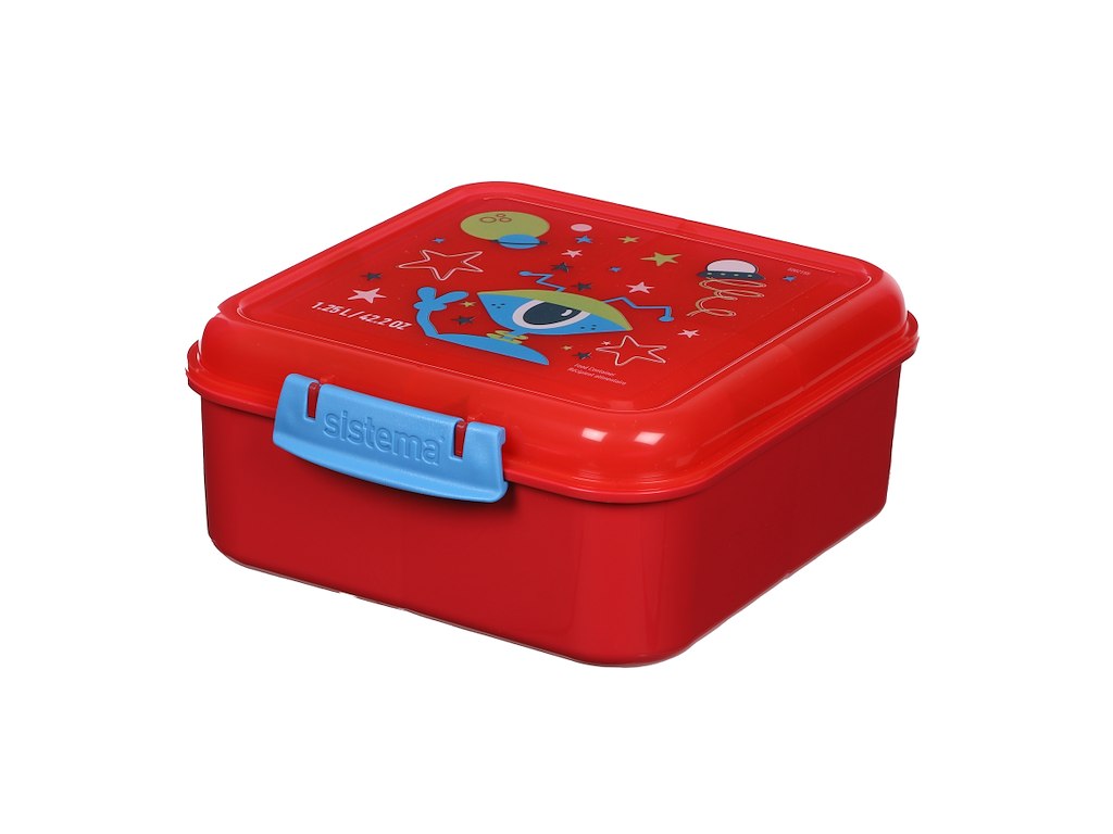 Sistema - Bento Cube 1,25L, Lunch Kids Red