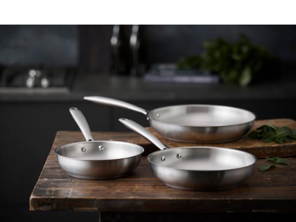 Pillivuyt Gourmet Roya Stegepande Dia 24 cm Stål Pillivuyt Gourmet Roya Stegepande Dia 24 cm Stål